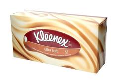 Салфетки Kleenex Ultra soft, в коробке, 56шт.