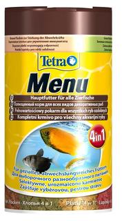 Корм Tetra Menu для всех видов рыб, 4 вида мелких хлопьев, 100мл