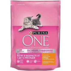 Сухой корм Purina ONE для котят с курицей и цельными злаками, 200гр