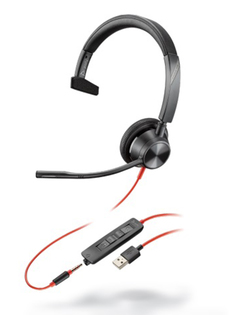 Наушники Plantronics BlackWire 3315-M USB-A 214014-01