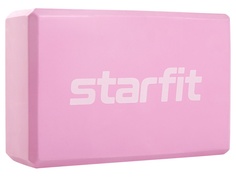 Блок для йоги Starfit Core YB-200 EVA 8cm Pink Pastel УТ-00018924