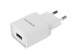 Зарядное устройство Borofone BA19A Nimble 1xUSB White 6931474700667