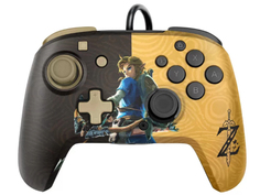 Проводной контроллер PDP Faceoff Zelda 500-134-EU-C6LI-1