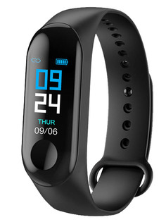 Умный браслет Geozon Band Heart IP68 Black G-SM04BLK Выгодный набор + серт. 200Р!!!