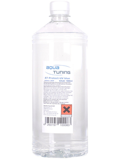 Жидкость для СЖО Alphacool Aquatuning AT-Protect-UV Blue/Clear 1.0L 30026