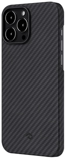 Клип-кейс Pitaka для Apple iPhone 13 Pro Max (черно-серый)