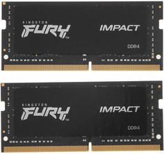 Оперативная память Kingston DDR4 SO-DIMM Kit of 2 FURY Impact KF429S17IB1K2/32 32GB
