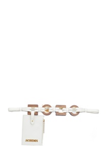Белая поясная сумка La ceinture Ano Jacquemus