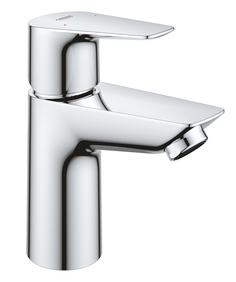 Смеситель для раковины однорычажный GROHE QuickFix Start Edge с нажимным донным клапаном, S-Size, хром, (23898001)