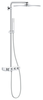 Душевая система с термостатом для настенного монтажа, GROHE Euphoria SmartControl System 310, белая луна, (26508LS0)