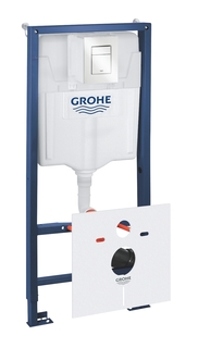 Система инсталляции для унитаза GROHE Rapid SL с панелью смыва Skate Cosmopolitan S, альпин-белый (39547SH0)