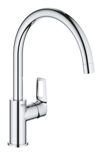 Смеситель однорычажный для мойки, GROHE BauLoop, хром, (31232001)