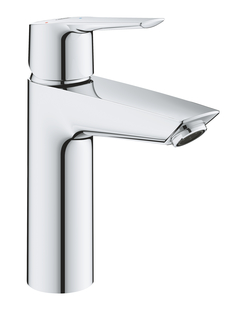 Смеситель для раковины однорычажный GROHE QuickFix Start с нажимным донным клапаном, M-Size, хром, (23746002)