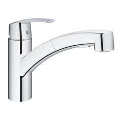 Смеситель для кухни GROHE QuickFix Start, с выдвижной лейкой, хром (30307000)