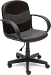 Офисное кресло Tetchair BAGGI (кож/зам/ткань черный/серый 36-6/207)