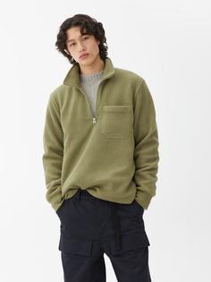 Флисовый джемпер с воротником на молнии Arket