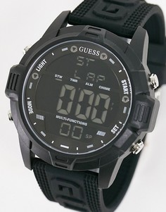 Черные цифровые часы Guess Charge-Черный