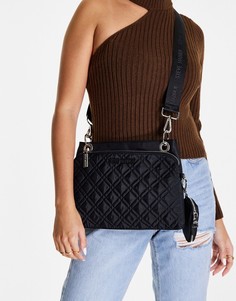 Черная стеганая сумка через плечо Steve Madden Java-Черный