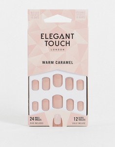 Накладные ногти Elegant Touch (Warm Caramel)-Светло-бежевый цвет
