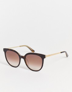 Солнцезащитные очки с круглыми стеклами Juicy Couture-Золотистый