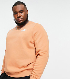 Персиковый свитшот Puma Plus Essentials – эксклюзивно для ASOS-Коричневый цвет