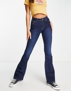 Расклешенные джинсу цвета индиго из смесового органического хлопка Topshop Jamie-Голубой