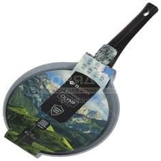 Блинница с мраморным покрытием Гранит Олимп Daniks JD-PM-24-GDB-IND, 24 см, серая