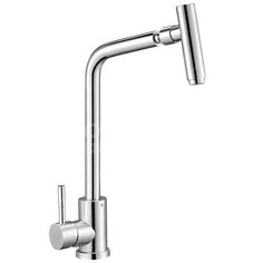 Смеситель для кухни, Solone, с картриджем, нержавеющая сталь, EZA4-C090