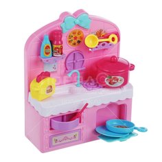 Игровой набор Игроленд, Мини кухня, 17х14х9 см, с аксессуарами, 294-124