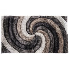 Ковер интерьерный 1.2х1.75 м, Silvano, Шегги, прямоугольный, черный, серый, PSR-5081