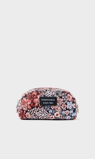 Stradivarius Несессер Из Текстиля С Цветочным Принтом Красный 103