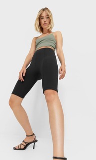 Stradivarius Велосипедки Черный S