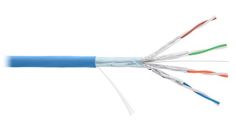 Кабель витая пара F/FTP 6a кат. 4 пары NIKOLAN NKL 4355C-IB