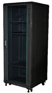 Шкаф напольный 19&quot;, 18U W&amp;T B186080BWT W&T