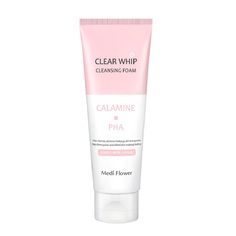 MEDIFLOWER Пенка для умывания минеральная с каламином и PHA кислотами