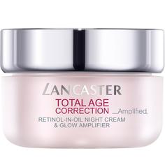 Ночной крем для лица Total Age Correction Amplified Retinol-In-Oil Night Cream & Glow Amplifier Lancaster