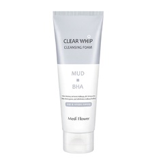 Пенка для умывания с белой глиной и BHA кислотами Mediflower