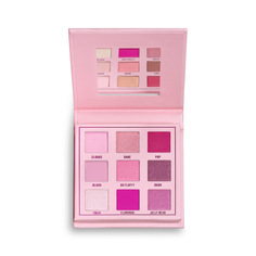 Палетка теней для век Pretty In Pink, 9 оттенков Makeup Obsession