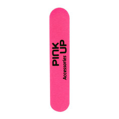Пилка для ногтей PINK UP ACCESSORIES mini розовая 180 грит