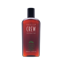 AMERICAN CREW Шампунь, кондиционер и гель для душа 3в1 Чайное дерево Tea Tree 3 in 1