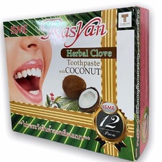 RASYAN Зубная паста травяная с гвоздикой и кокосом