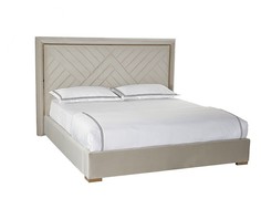 Кровать manhattan beige (icon designe) бежевый 220x150x218 см.