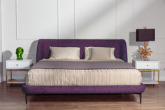 Кровать torella violet (icon designe) фиолетовый 215x107x225 см.