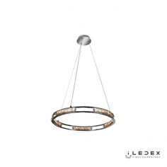 Подвесной светильник crystal (iledex) золотой 68x30 см.