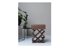 Тумба-столик пиксель высокая (odingeniy) коричневый 60x85x40 см.