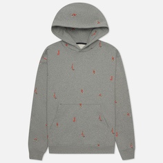 Мужская толстовка Jordan Essentials Jumpman AOP Fleece Hoodie, цвет серый