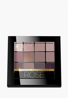 Палетка для глаз Eveline Cosmetics 02-Rose серии PROF EYESHADOW PALETTE, 12 г