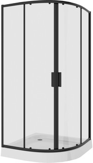 Душевой уголок 88,5x88,5x190 см Niagara NG-6806-08BLACK прозрачное