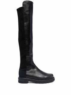 Stuart Weitzman ботфорты со вставками