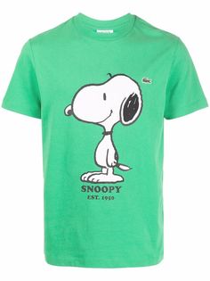 Lacoste футболка с принтом